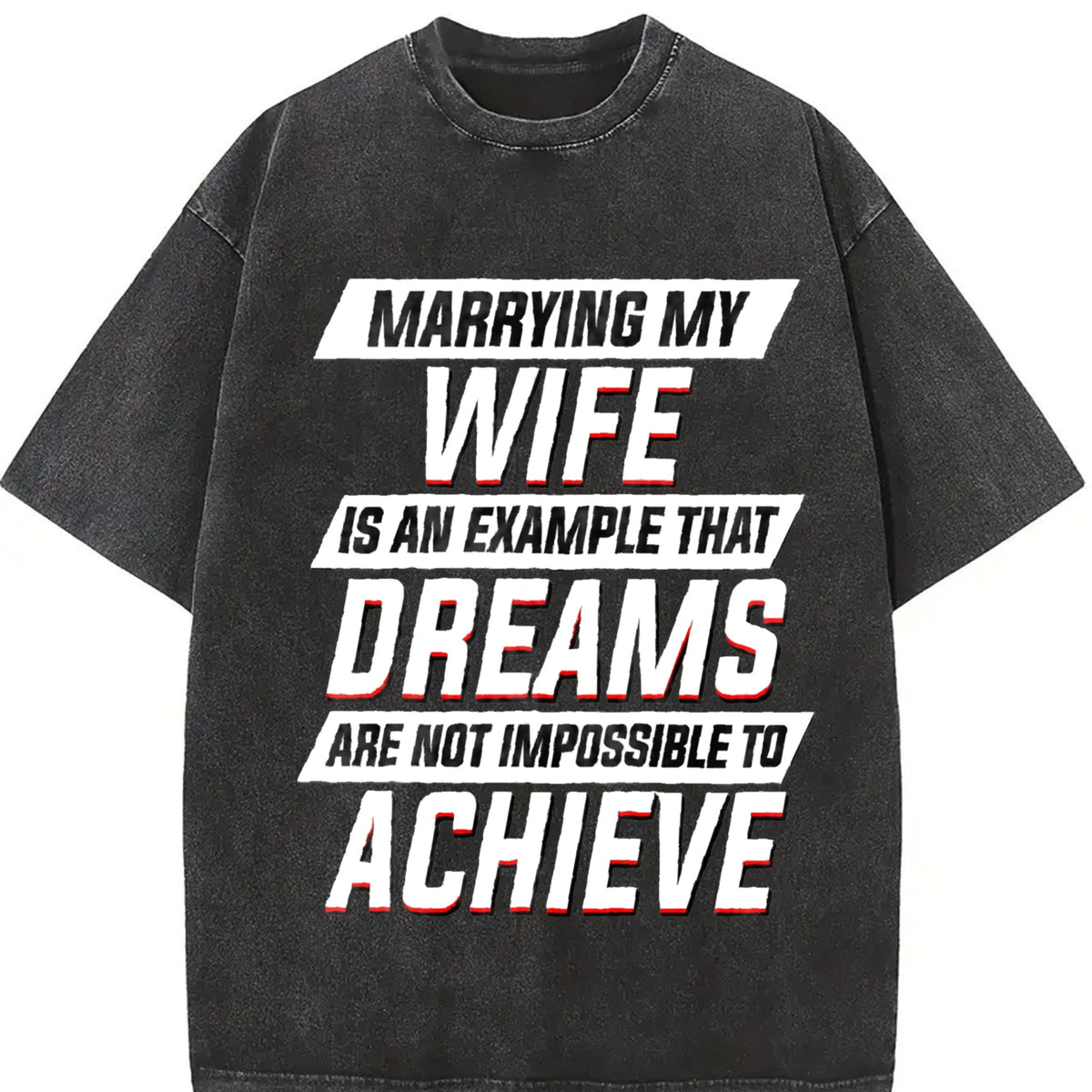 Funny Daughter Wife Slogan Vintage Washed T-Shirt product image 2
