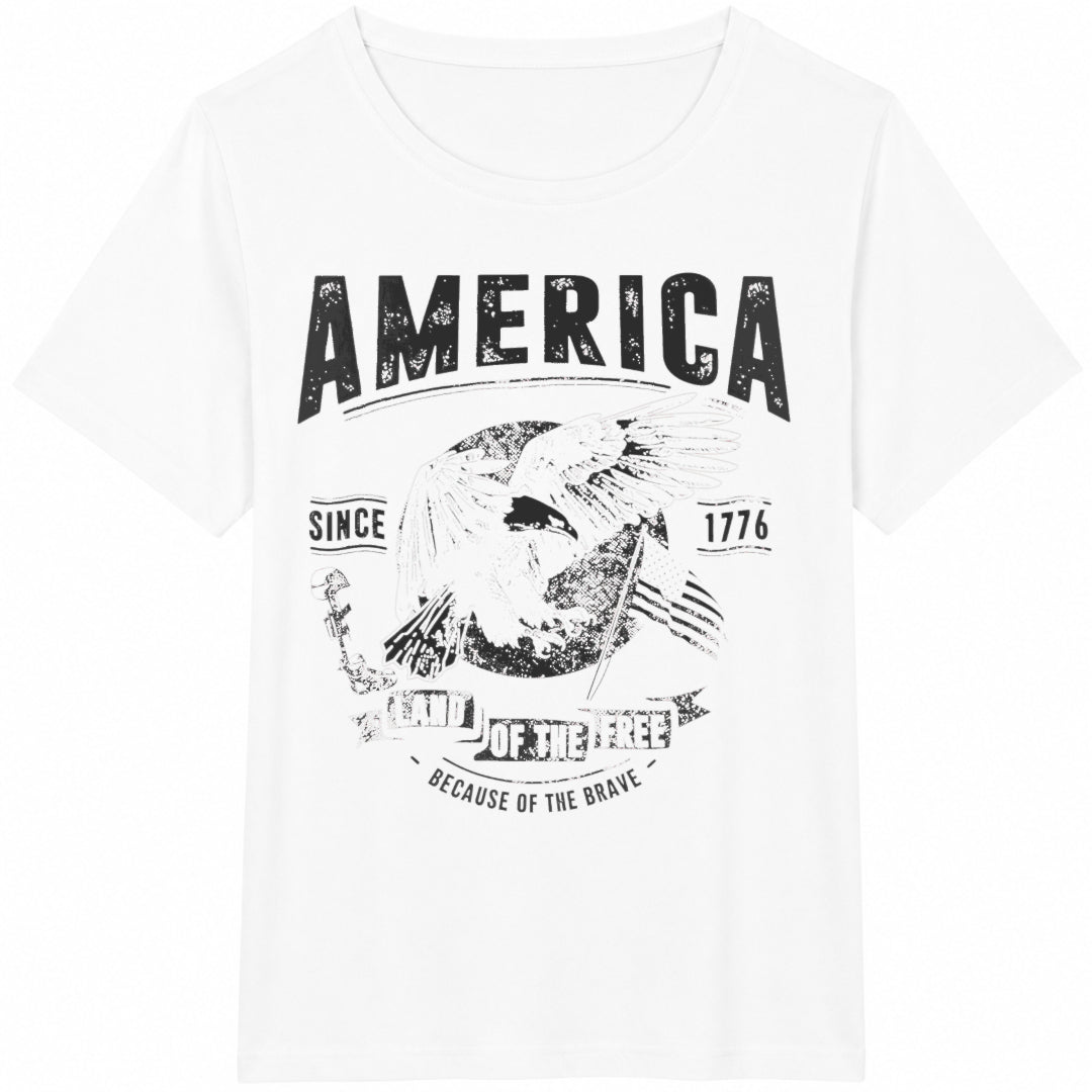 By Sarah Patriotic Home Of Free Because Of Brave 4th July product image 2