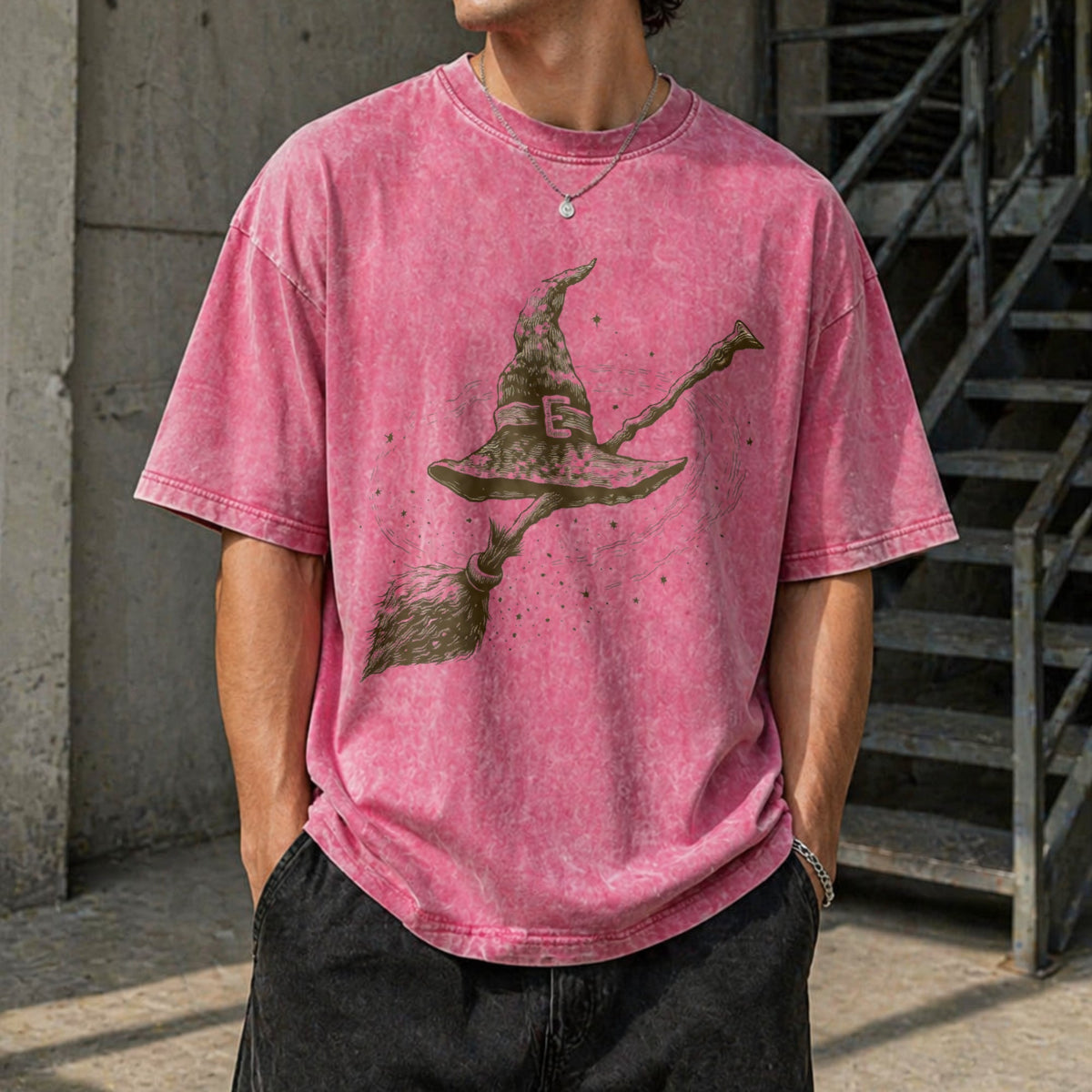 Witchy Celestial Vintage Washed T-Shirt product image 7