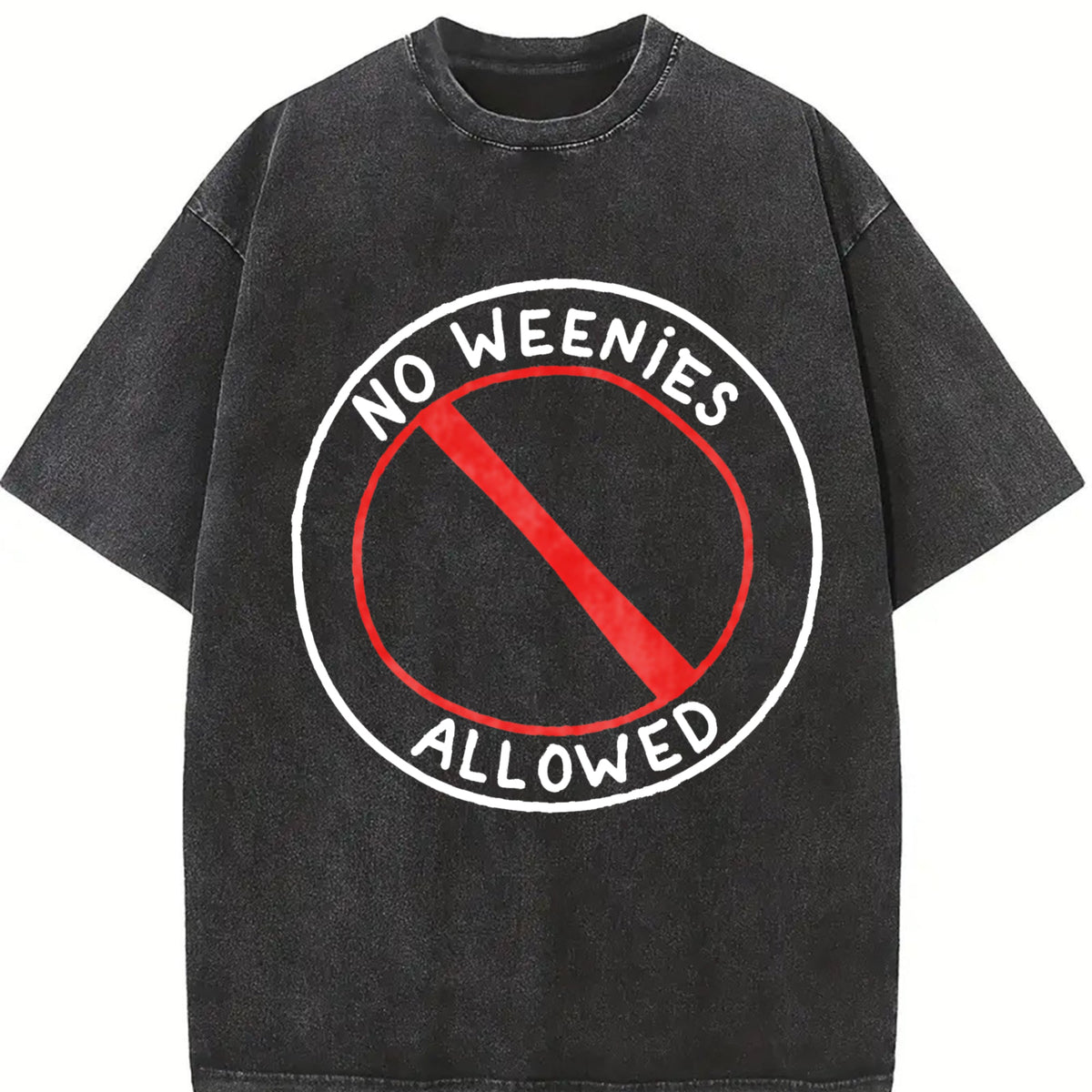 No Weenies Allowed Vintage Washed T-Shirt product image 2