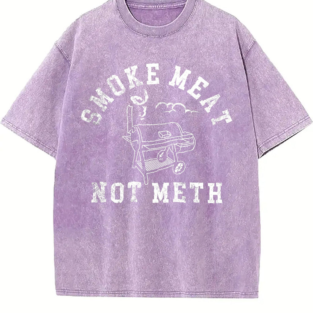 Smoke Meat Not Meth Funny Barbeque Cooking Grilling Vintage product image 6