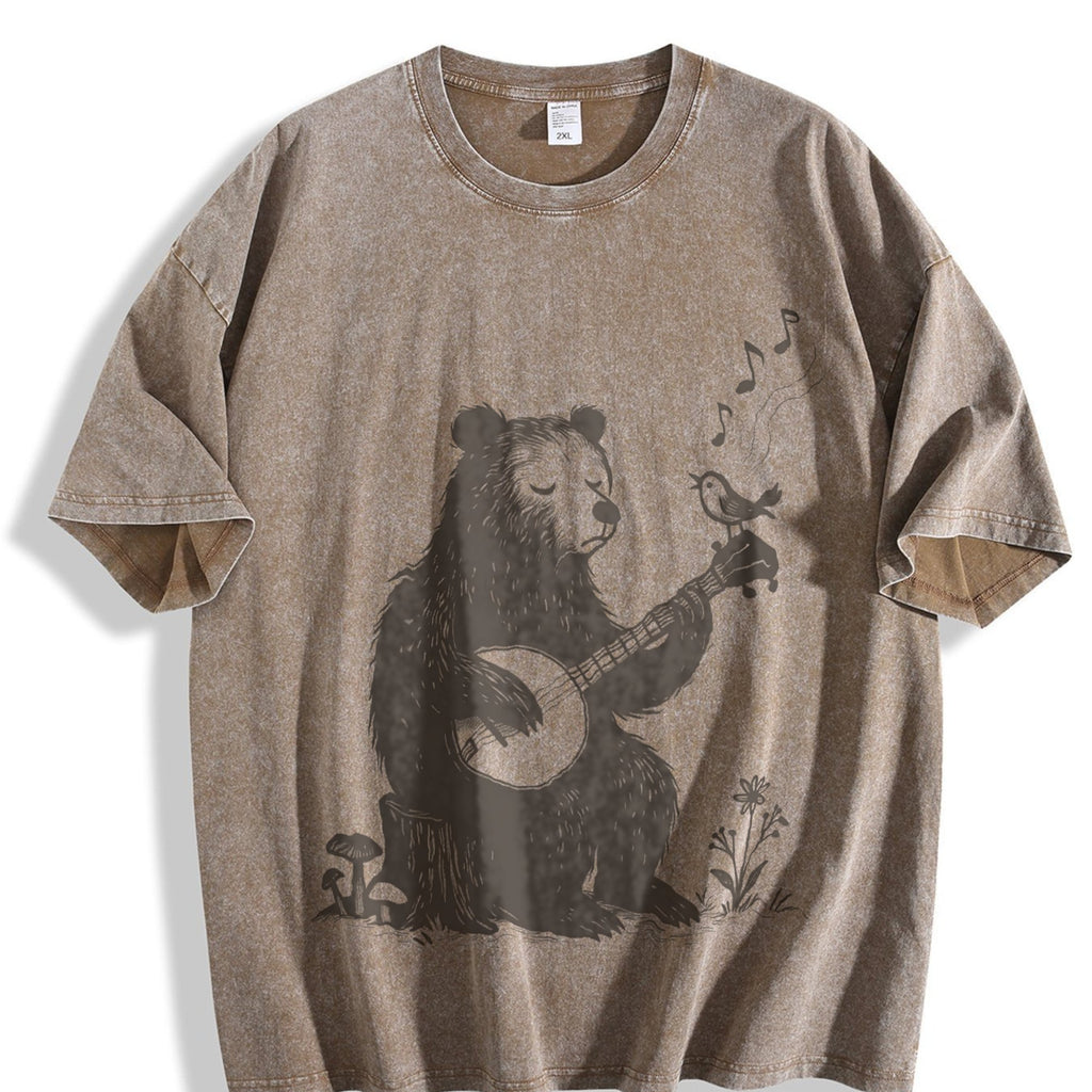 Banjo Bear Bird Vintage Washed T-Shirt product image 3