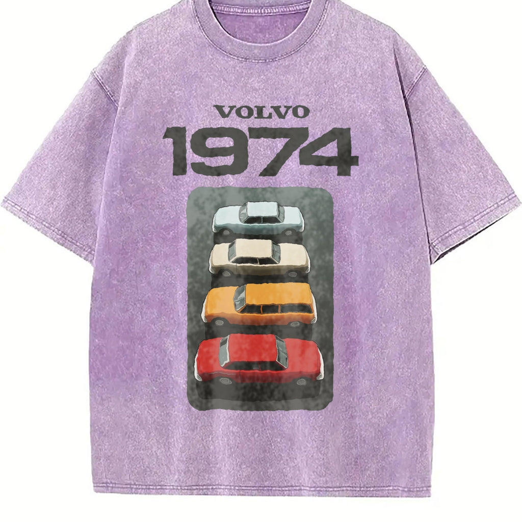 Volvo 1974 Marketing Campaign Vintage Washed T-Shirt product image 6