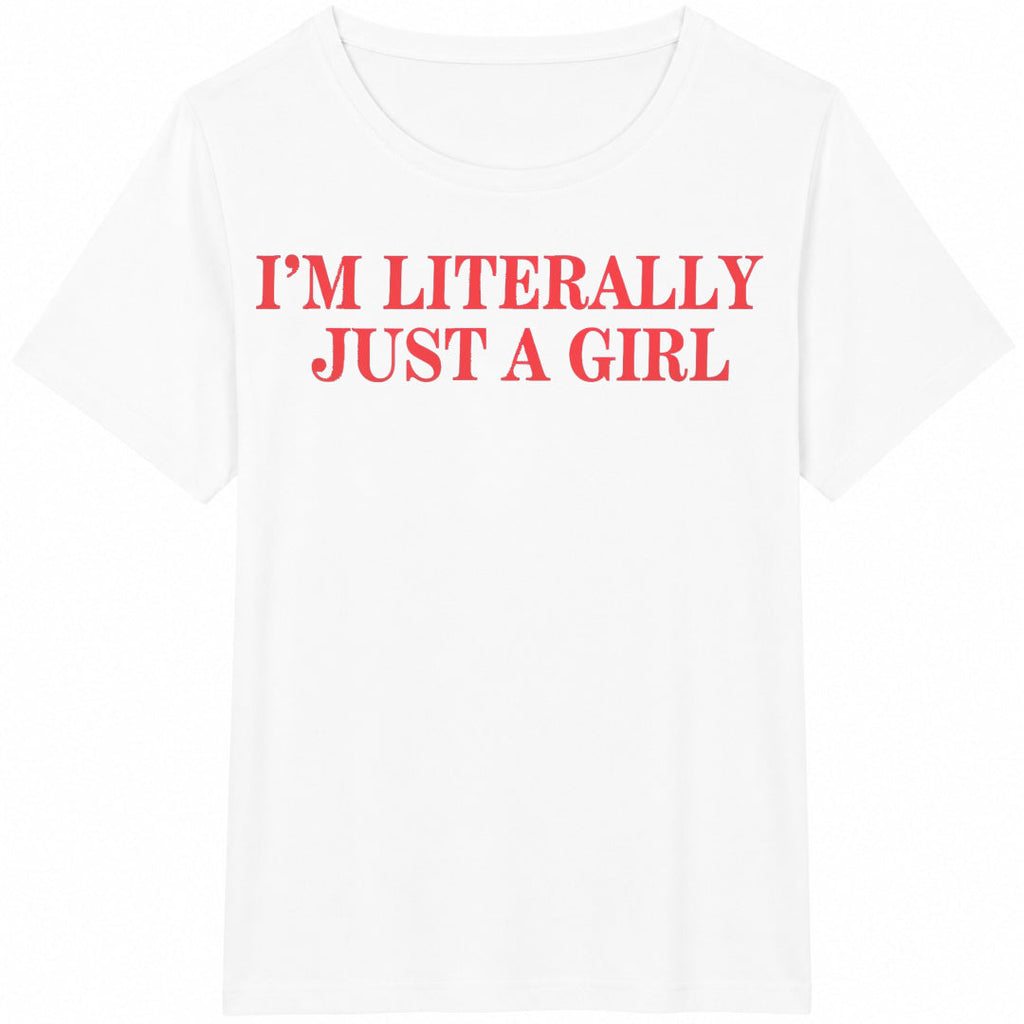 Inspired I'm Literally Just Cotton T-Shirt product image 2
