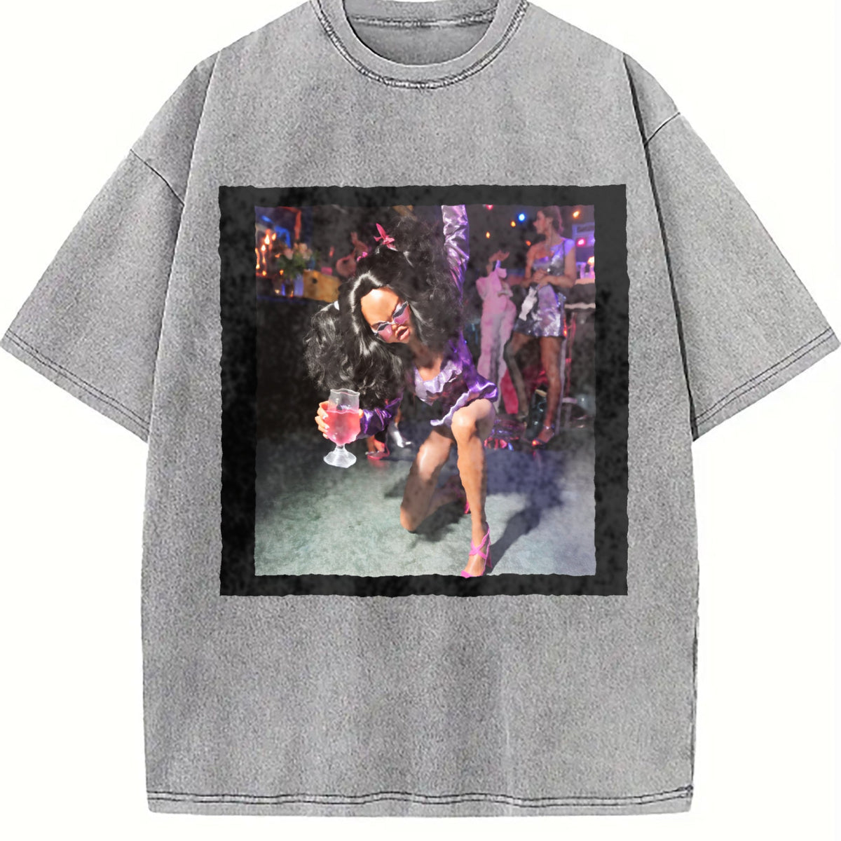 Doll Party Aftermath Vintage Washed T-Shirt product image 5