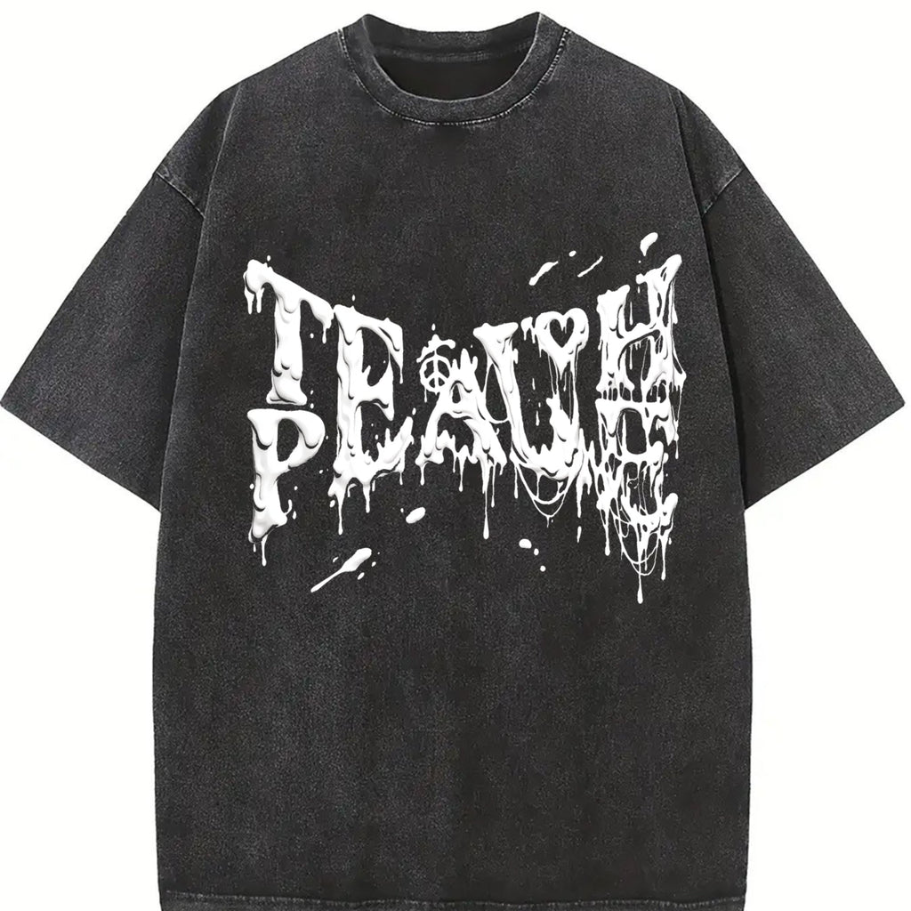 Teach Peace 100 Y2K Boxy Aesthetic Summer Vibes Vintage product image 2