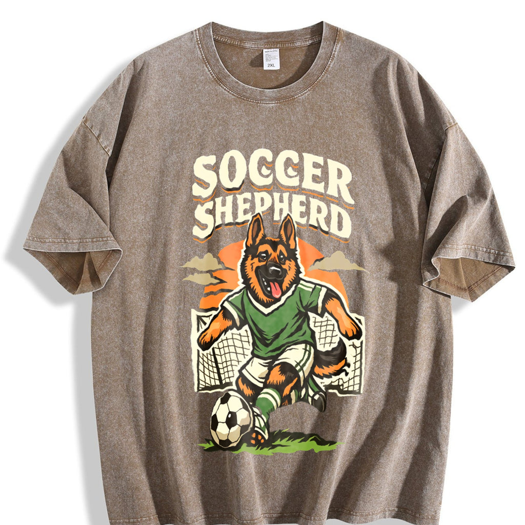 Global Soccer Fan Vintage Washed T-Shirt product image 3