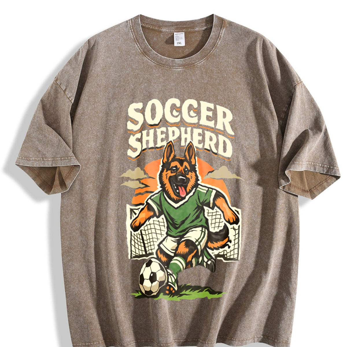 Global Soccer Fan Vintage Washed T-Shirt product image 3