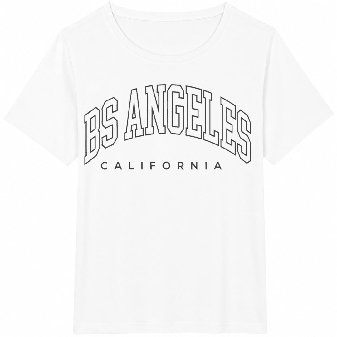 Flirla Los Angeles California Inspired Letter Cotton T-Shirt product image 2