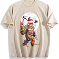 Funny Bigfoot Claus Christmas Vintage Washed T-Shirt product image 1