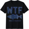 Funny Fishing : WTF Where's The Fish Cotton T-Shirt product image 1