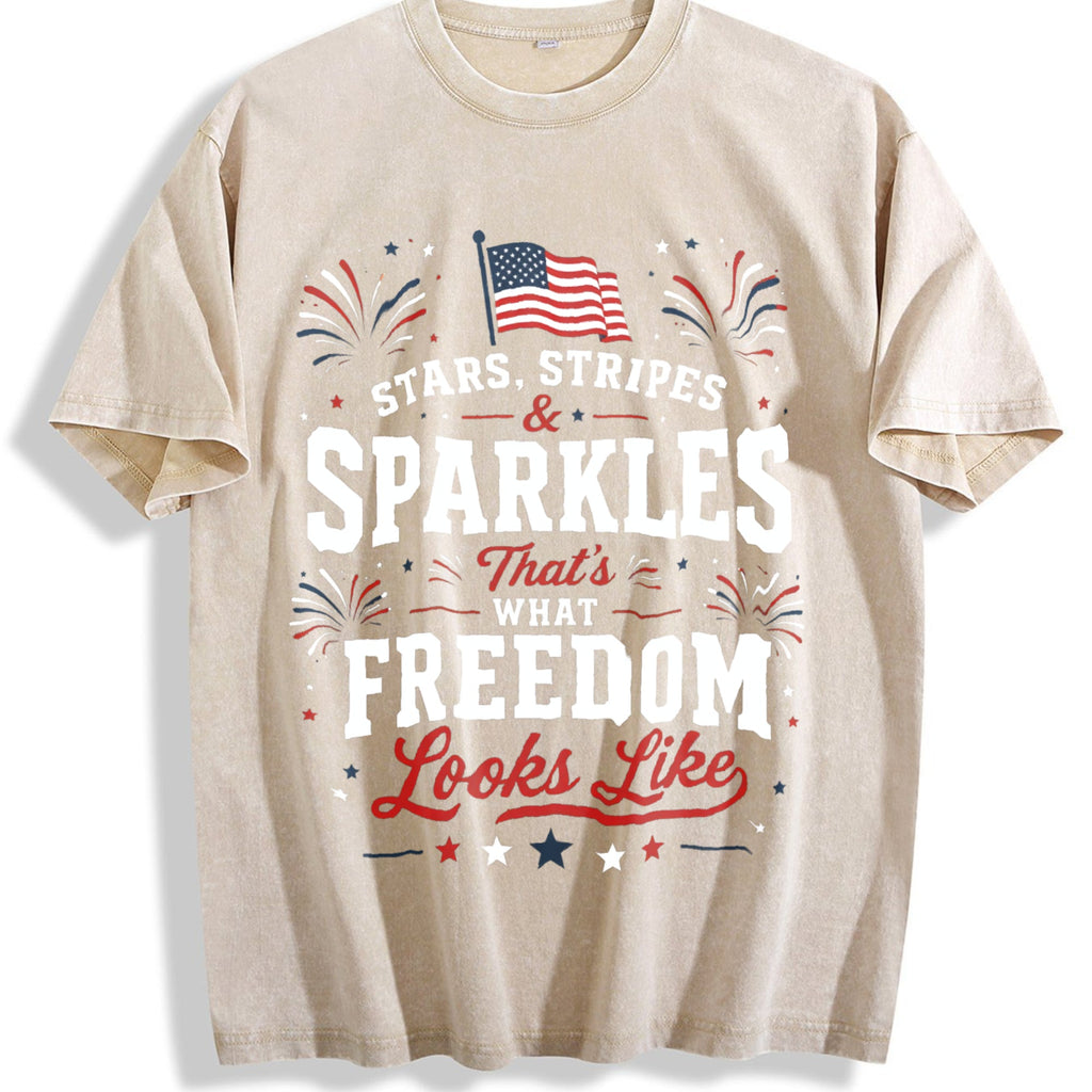 4th Of July - Stars Stripes Sparkles Freedom USA Vintage product image 1