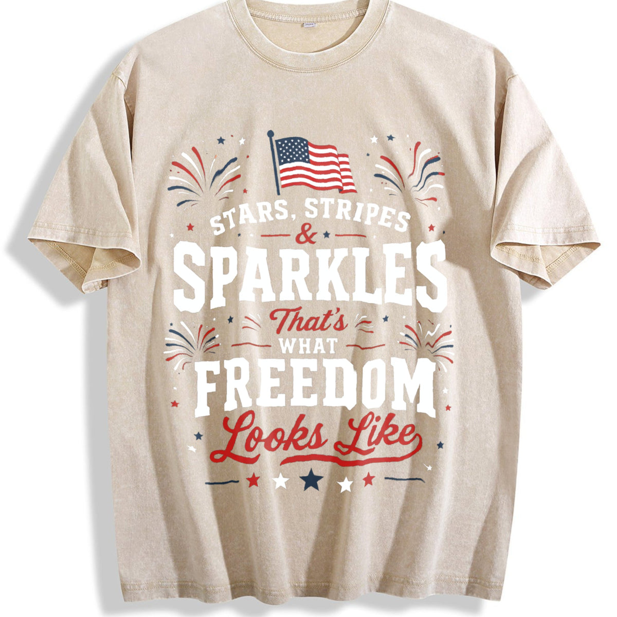4th Of July - Stars Stripes Sparkles Freedom USA Vintage product image 1