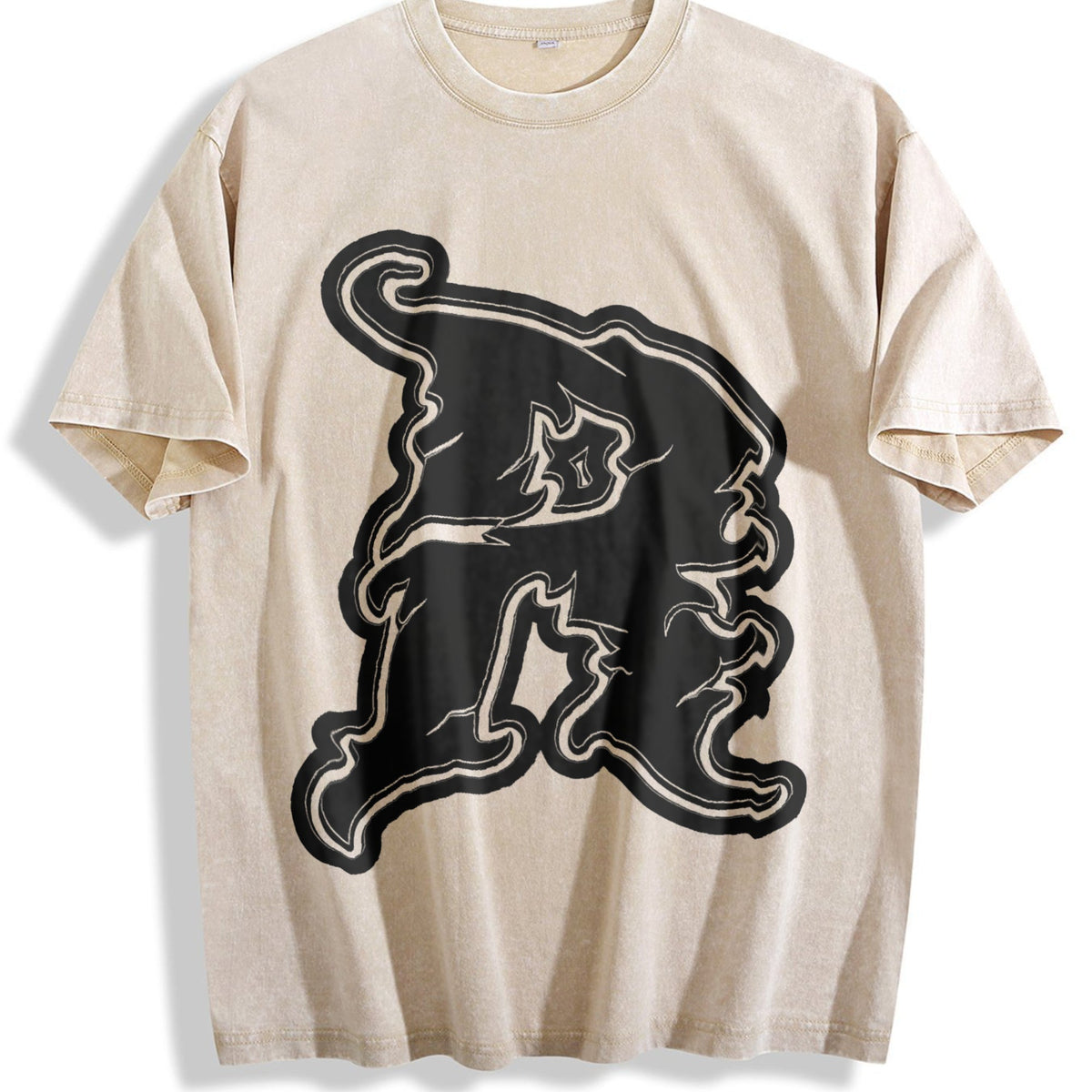 Wizard Hat Letter R Vintage Washed T-Shirt