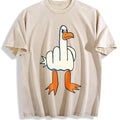 I Don't Give A Duck Middle Finger Funny Vintage Washed product image 1