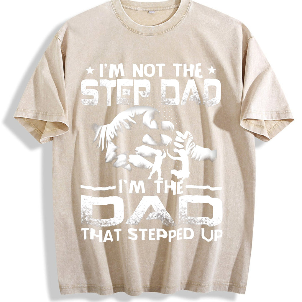 I'm Not The Stepdad Vintage Washed T-Shirt product image 1