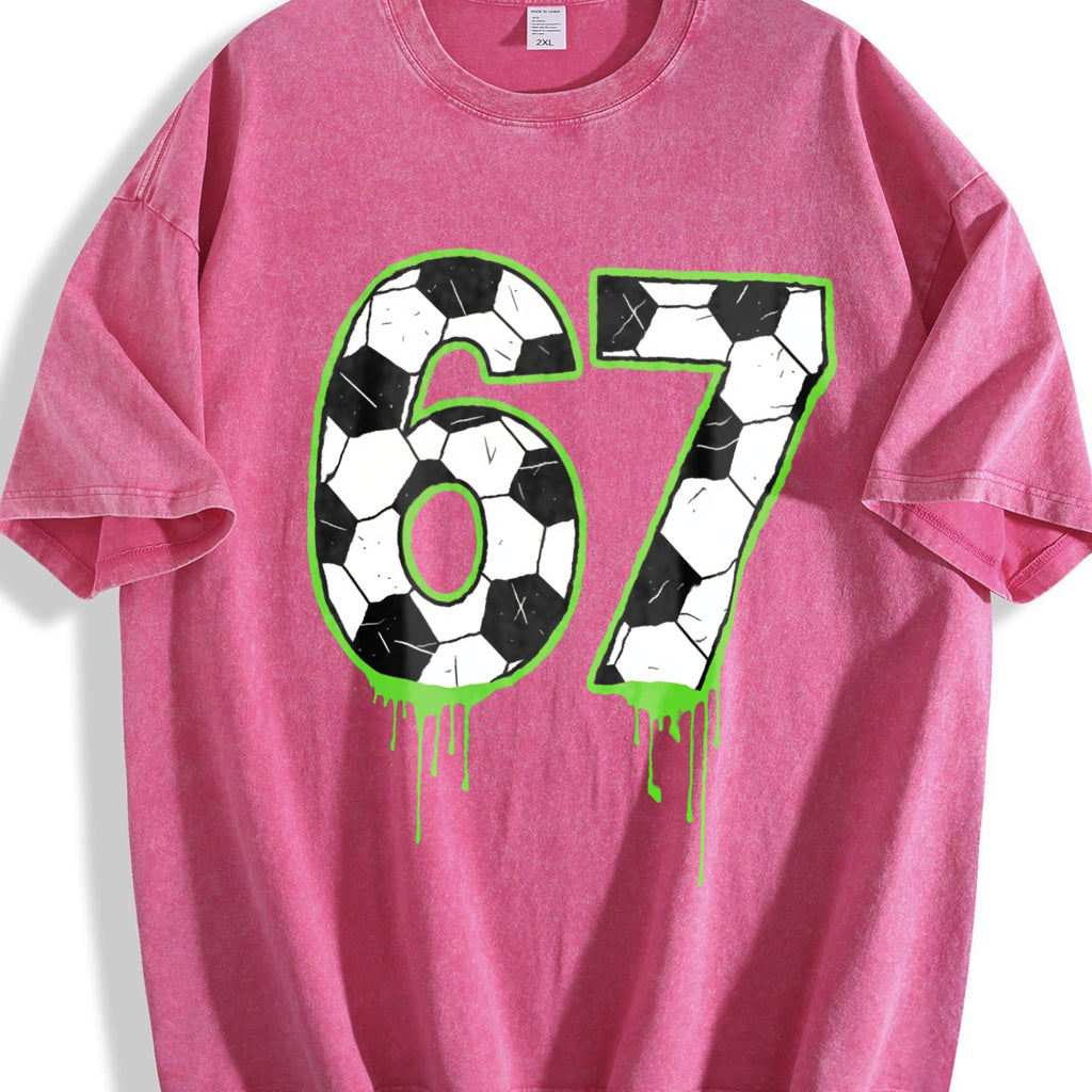 Global Soccer Fan Vintage Washed T-Shirt product image 7