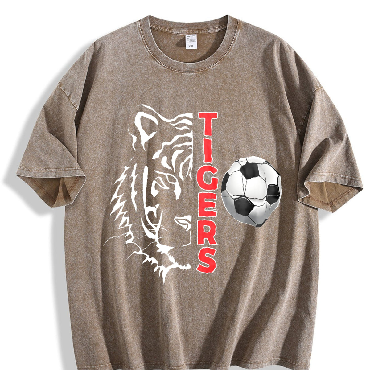 Global Soccer Fan Vintage Washed T-Shirt product image 3
