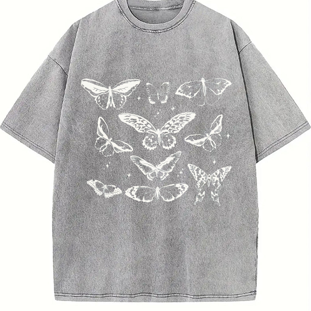 Butterfly 90s Vintage Washed T-Shirt product image 5