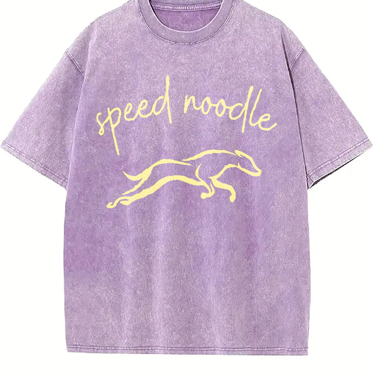Speed Noodle Greyhound Lover Vintage Washed T-Shirt product image 6