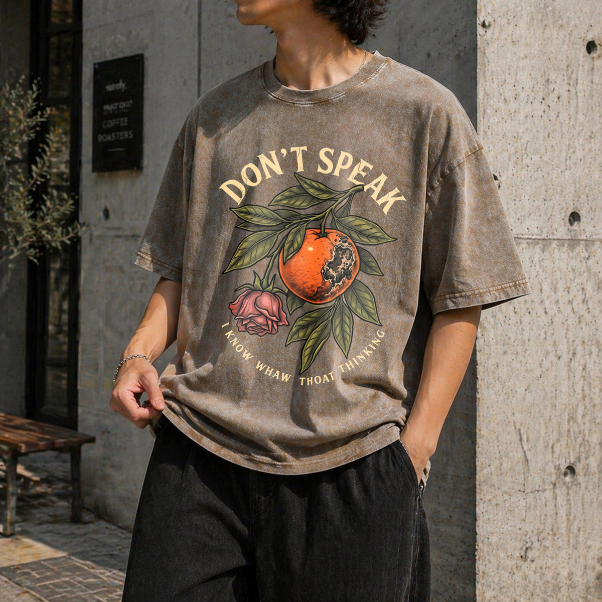 Don't Speak Vintage Washed T-Shirt product image 3