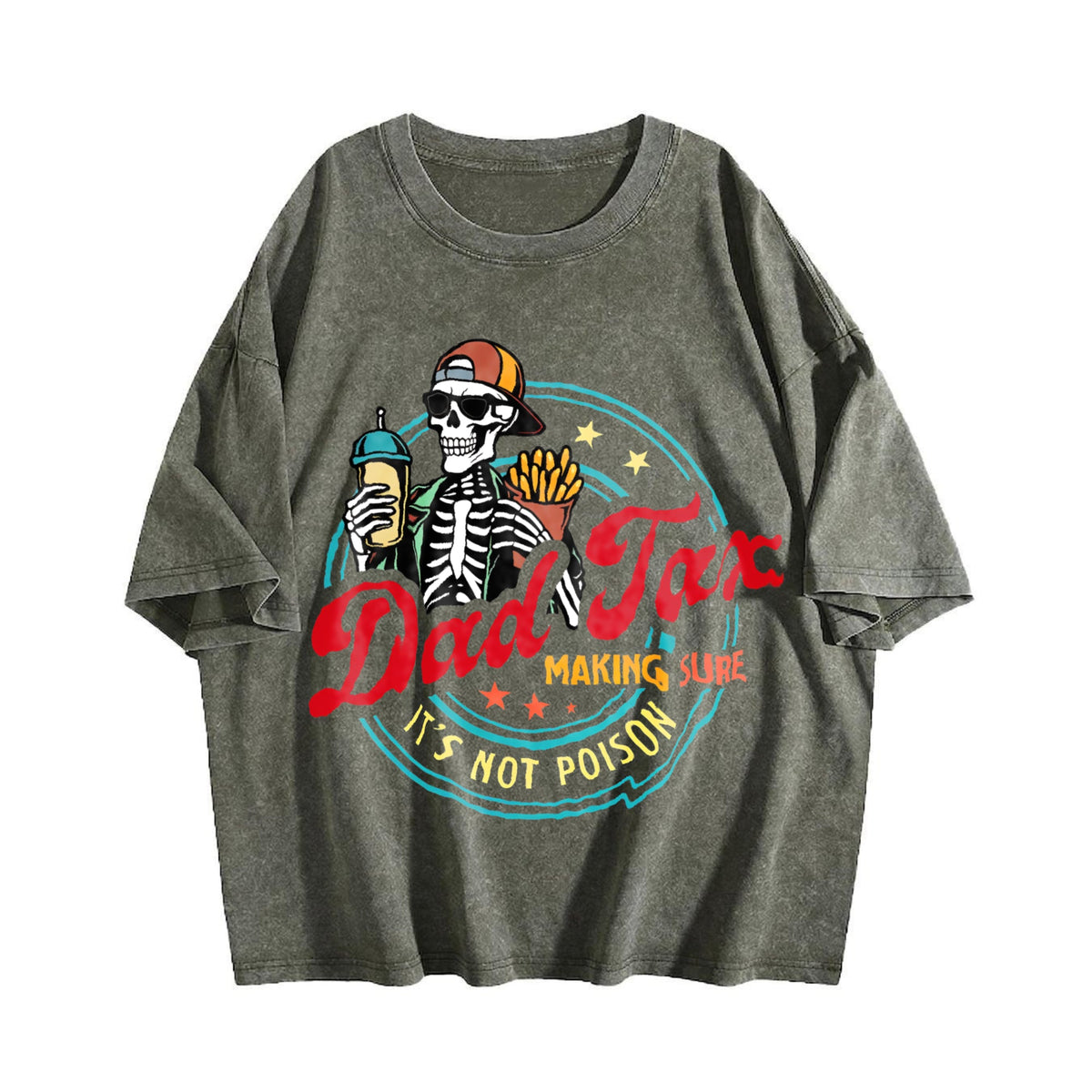 Dad Tax Making Sure It's Not Poison Fathers Day Vintage product image 4