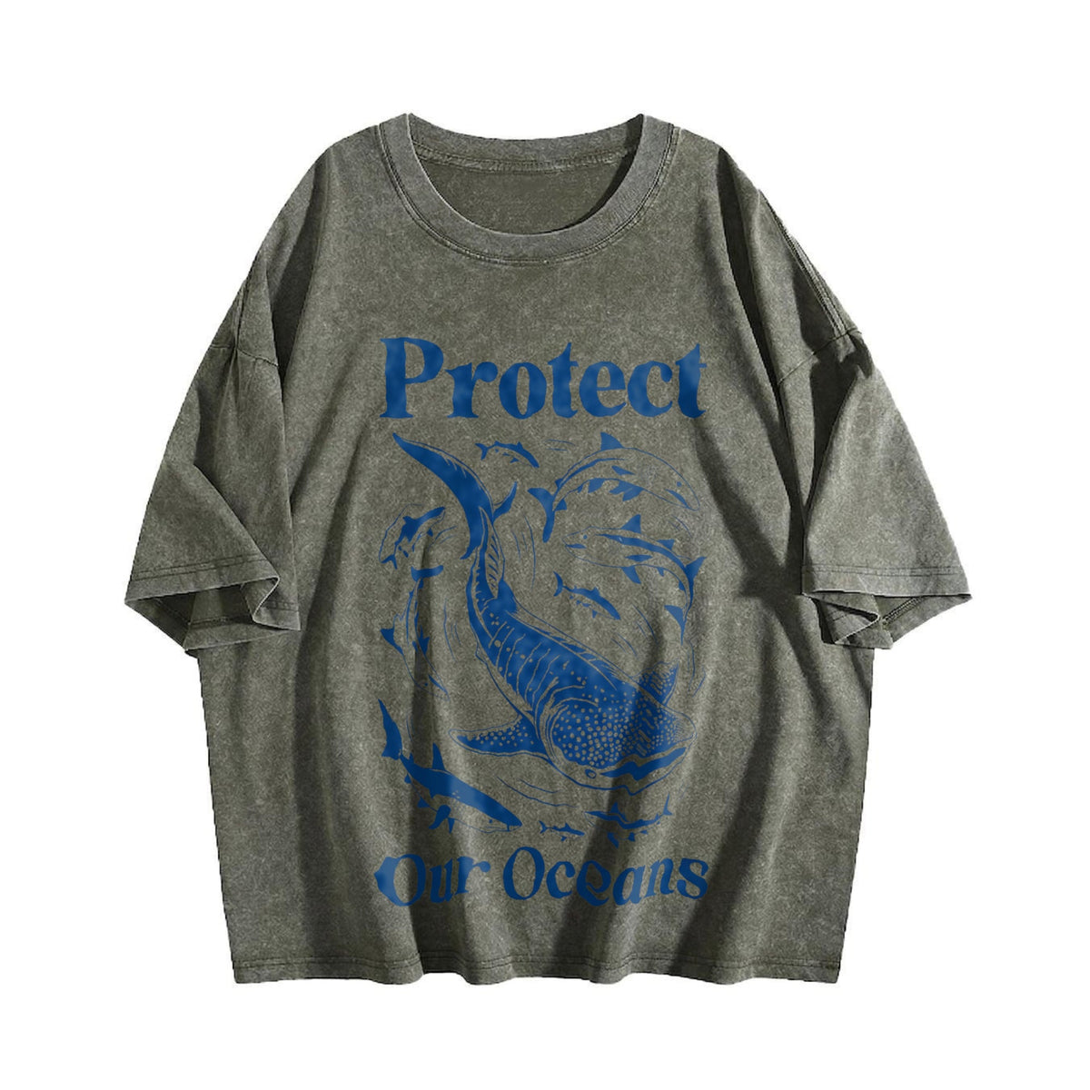 Protect Our Oceans Vintage Washed T-Shirt product image 4