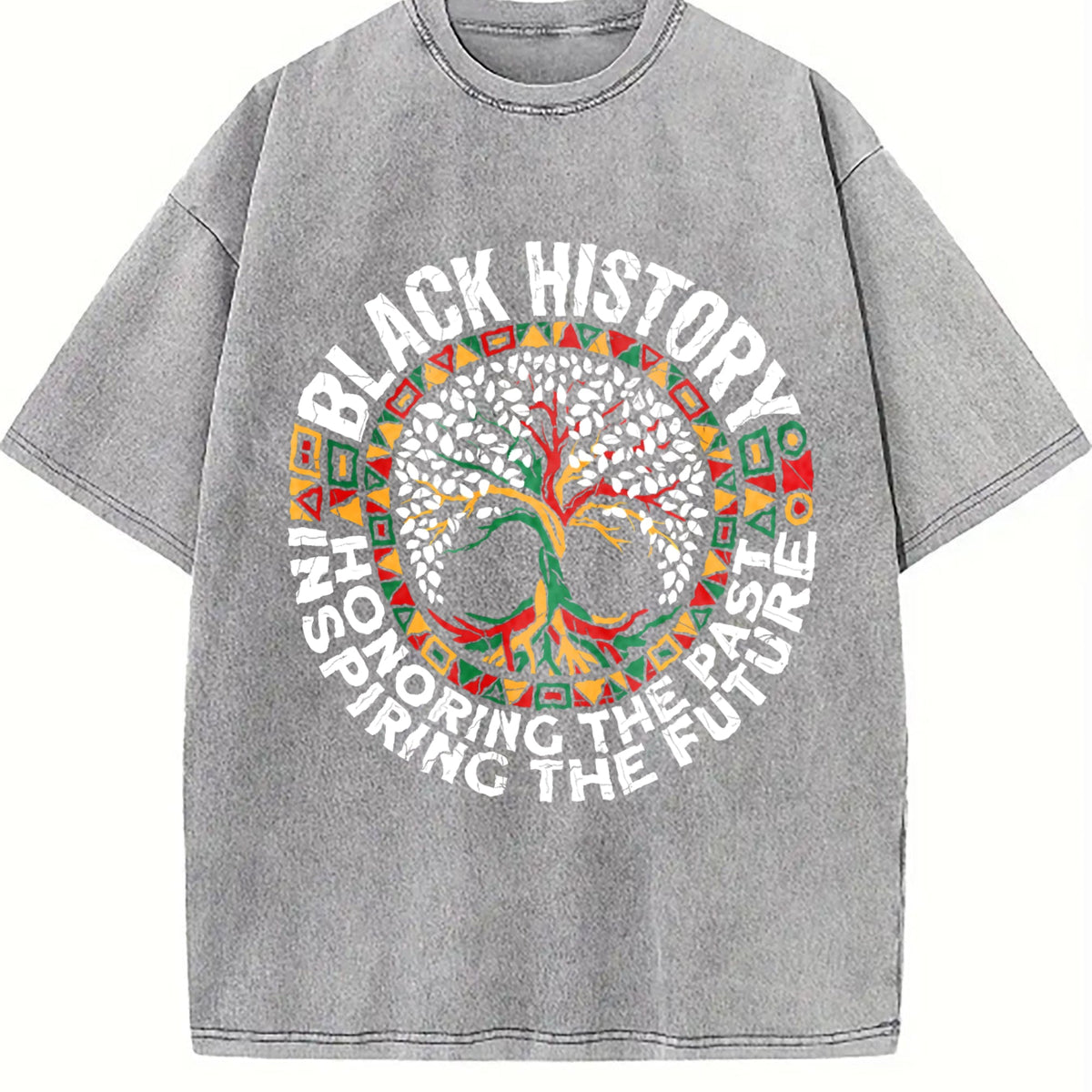 Tree-shaped Life Fun Vintage Washed T-Shirt product image 5