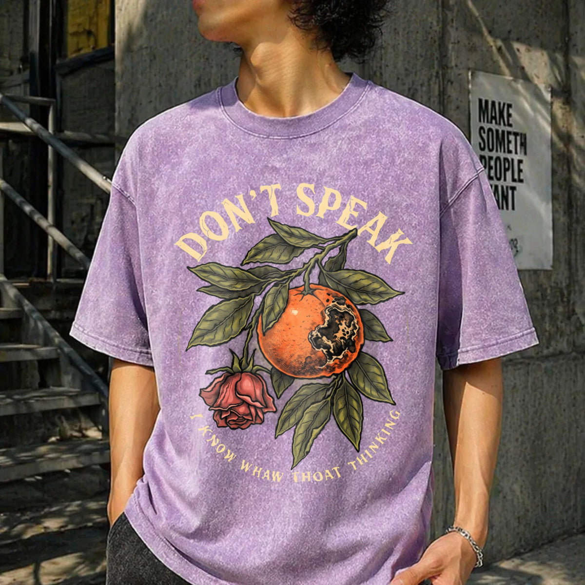 Don't Speak Vintage Washed T-Shirt product image 6