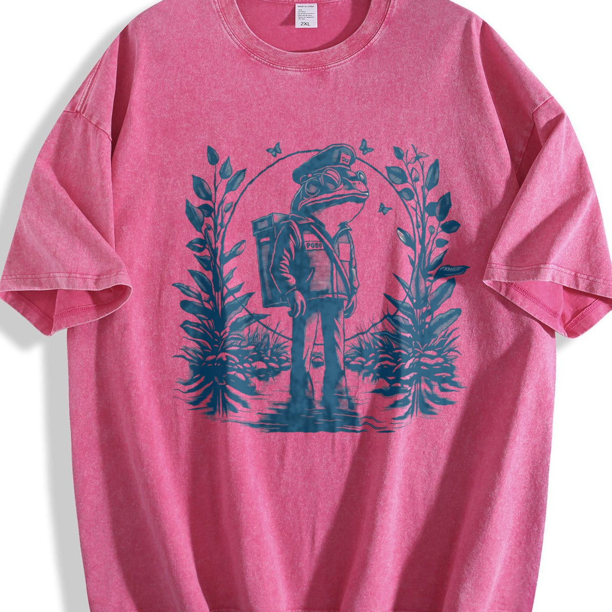 90s Tattoo Frog Mail Man Vintage Washed T-Shirt product image 7