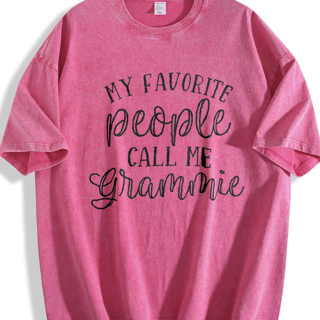 My Favorite People Call Me Grammie Vintage Washed T-Shirt product image 7