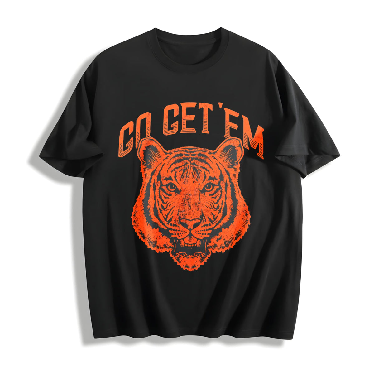 Go Get Em Tiger Funny Motivational Big Cat Cute Ladies product image 1