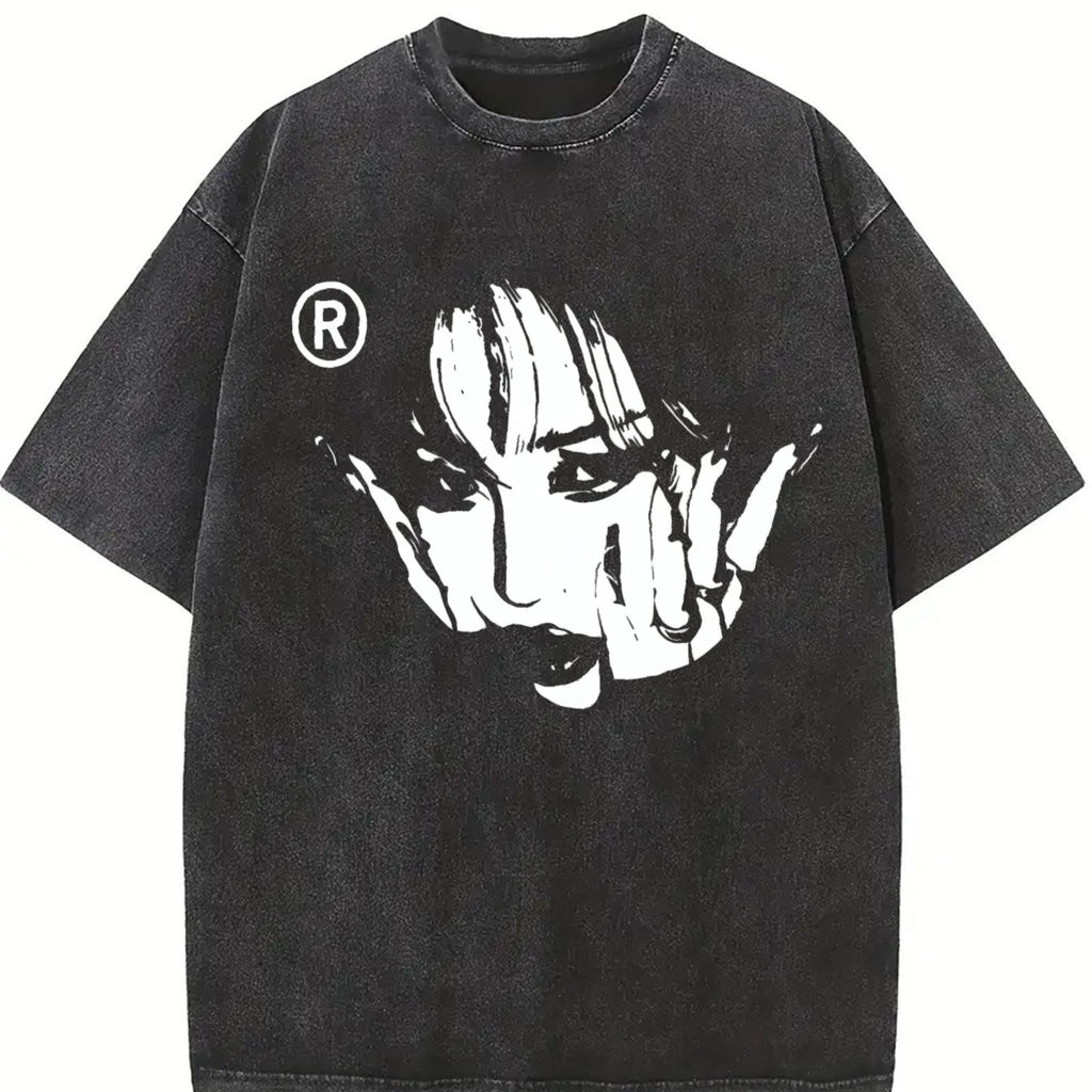 Face Y2K Vintage Washed T-Shirt product image 2