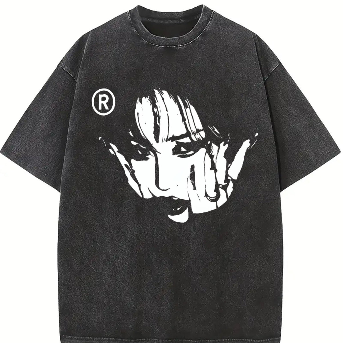 Face Y2K Vintage Washed T-Shirt product image 2