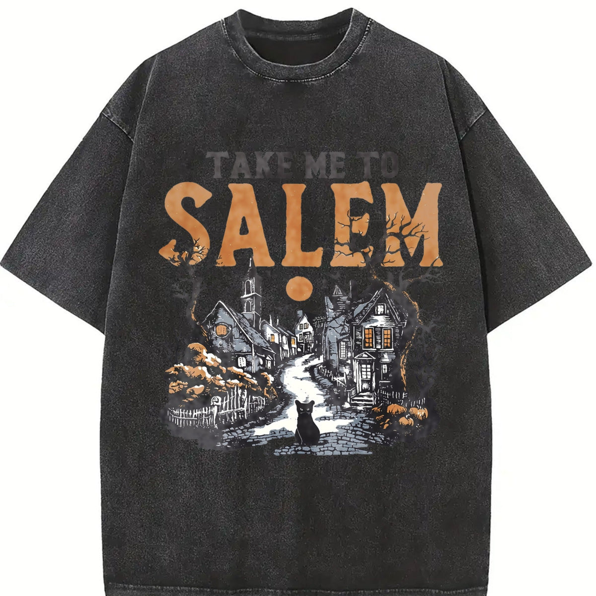 Salem Witch Town Vintage Washed T-Shirt product image 2