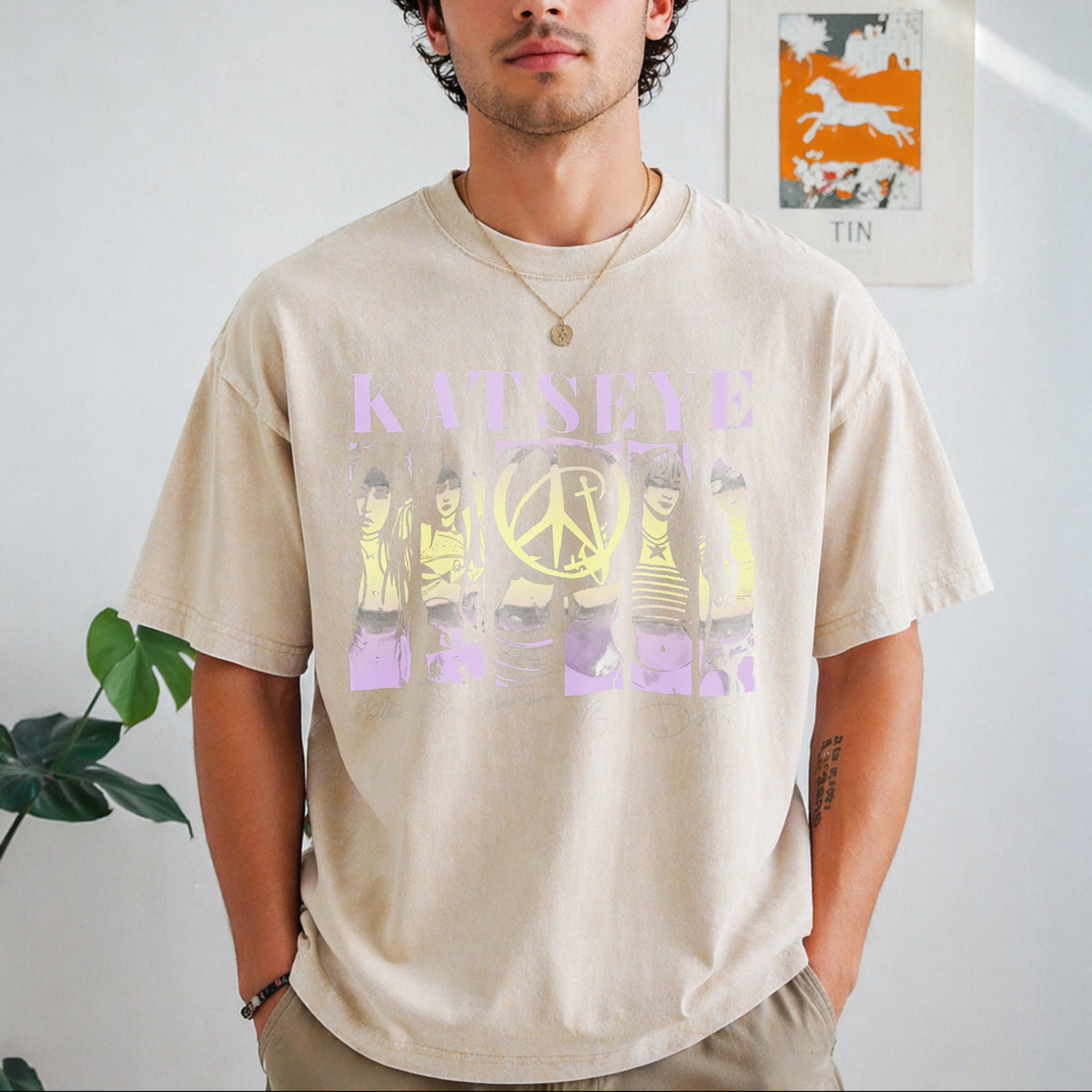 Katseye 2 Sided Vintage Washed T-Shirt product image 8