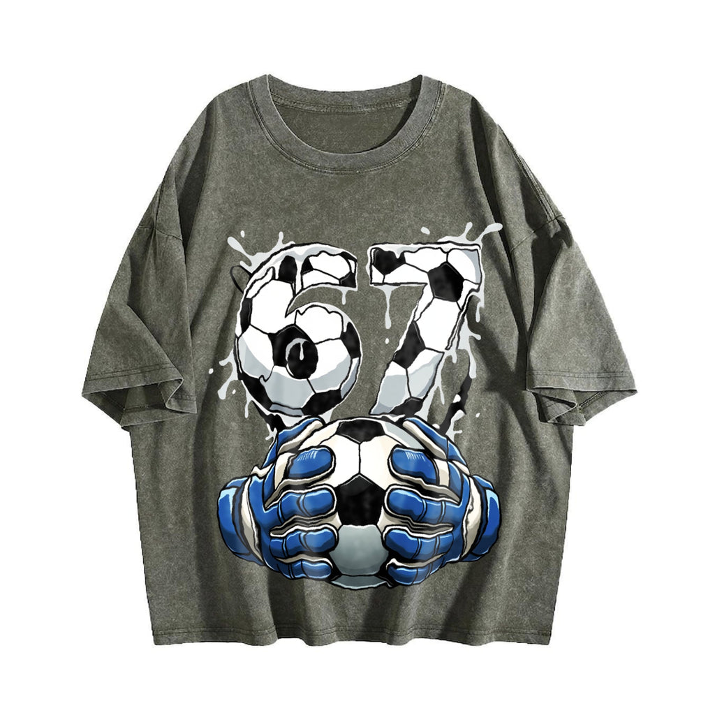 Global Soccer Fan Vintage Washed T-Shirt product image 4