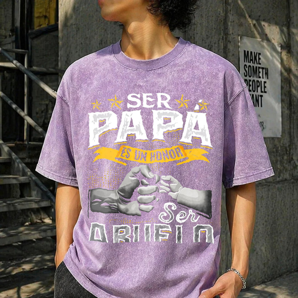 Funny Grandpa Vintage Washed T-Shirt product image 6