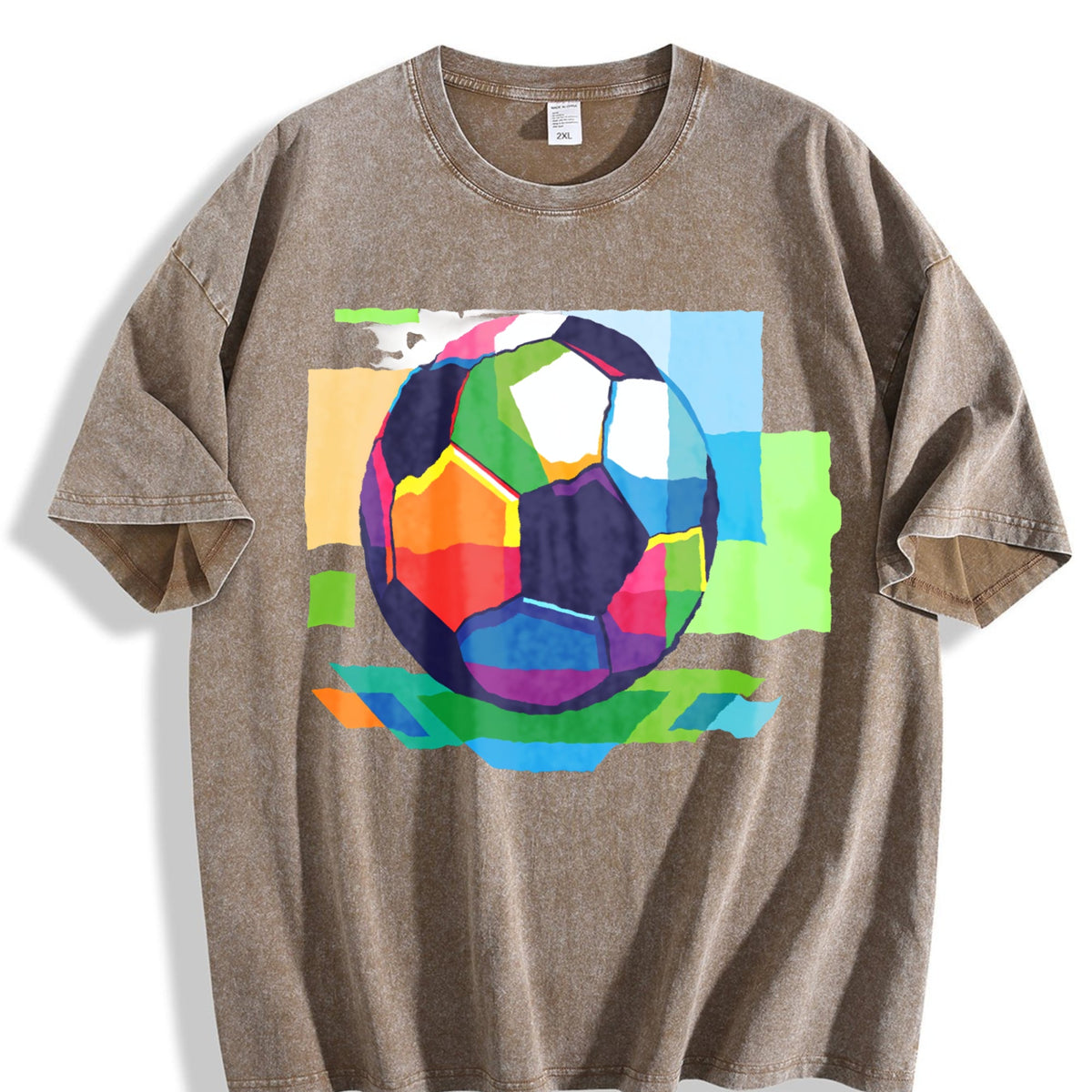 Global Soccer Fan Vintage Washed T-Shirt product image 3