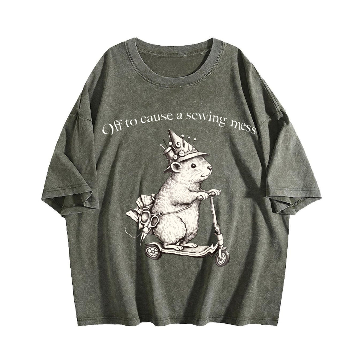 Funny Sewing Vintage Washed T-Shirt product image 4
