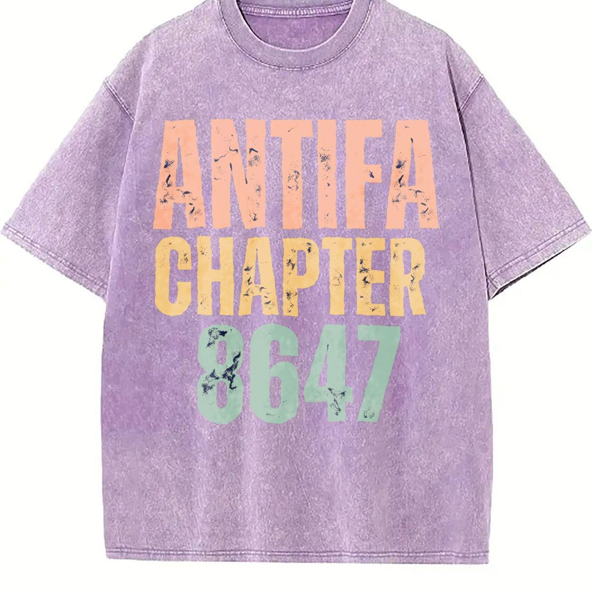 Antifa Chapter 8647 Bella Canvas Vintage Washed T-Shirt product image 6
