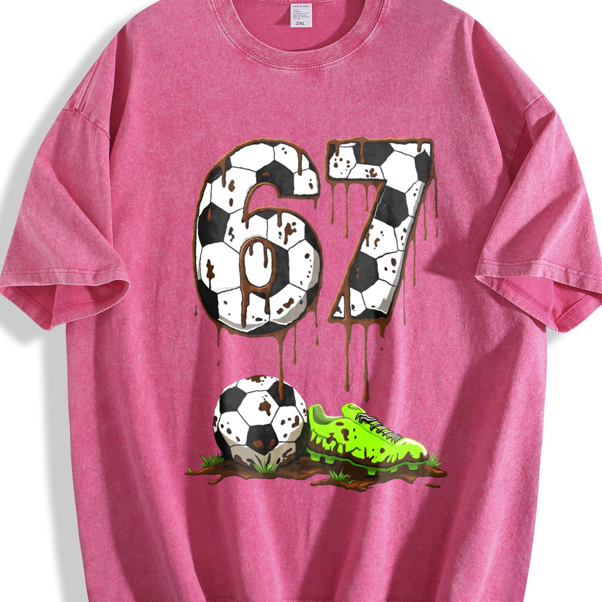 Global Soccer Fan Vintage Washed T-Shirt product image 7