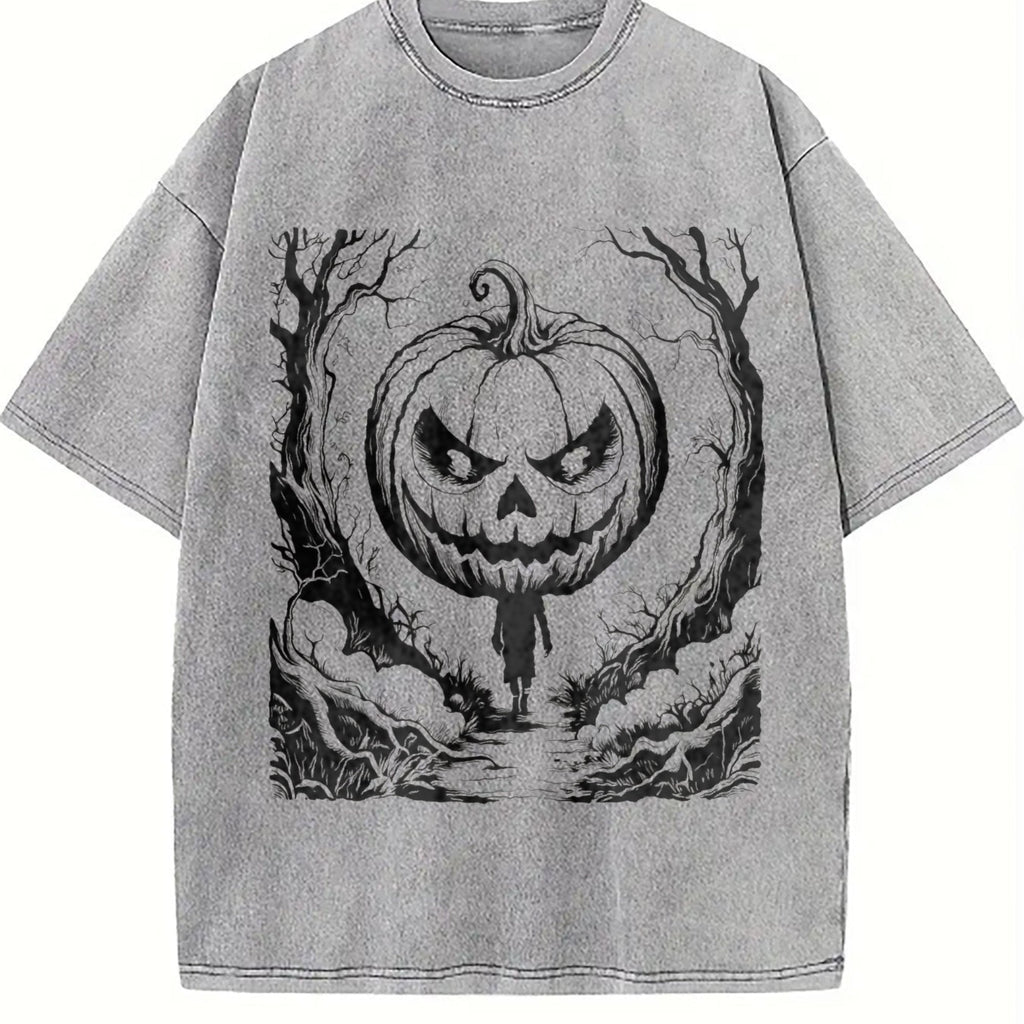 Halloween Scene 90s Vintage Washed T-Shirt product image 5