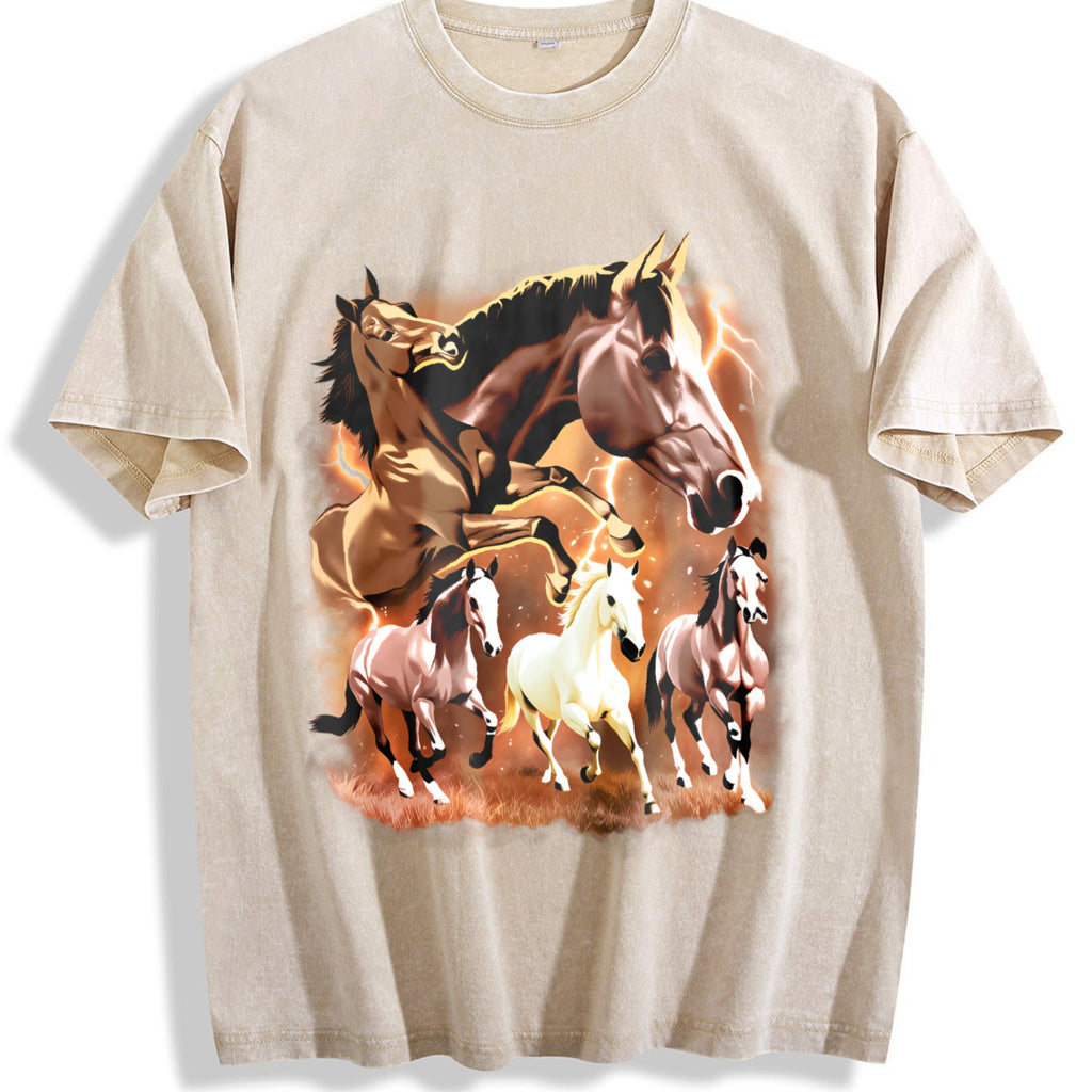 Wild Horses Vintage Washed T-Shirt product image 1