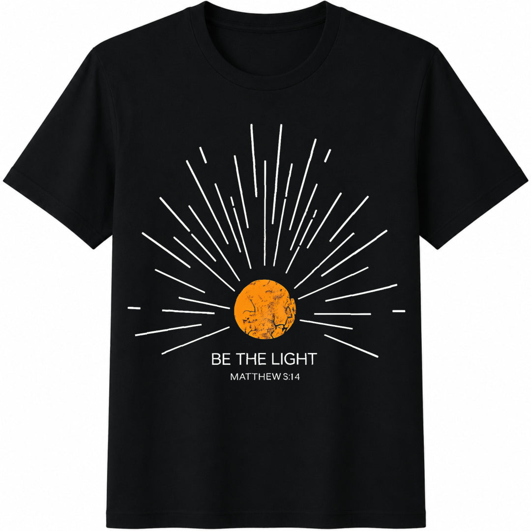 Be The Light Mathew 5 14 Sunburst Bible Verse Christian product image 1