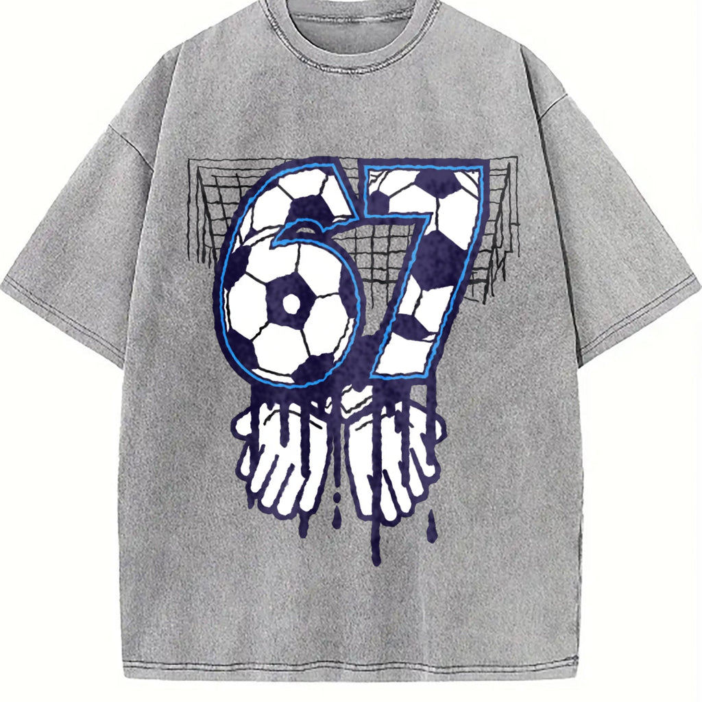 Global Soccer Fan Vintage Washed T-Shirt product image 5