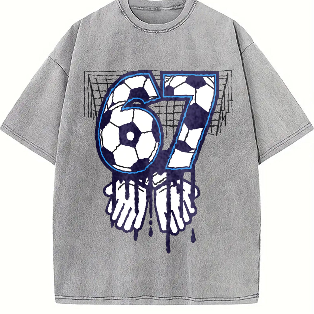 Global Soccer Fan Vintage Washed T-Shirt product image 5
