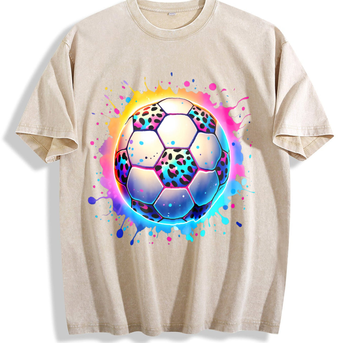 Global Soccer Fan Vintage Washed T-Shirt product image 1