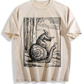 Medieval Snail Rider Vintage Washed T-Shirt product image 1