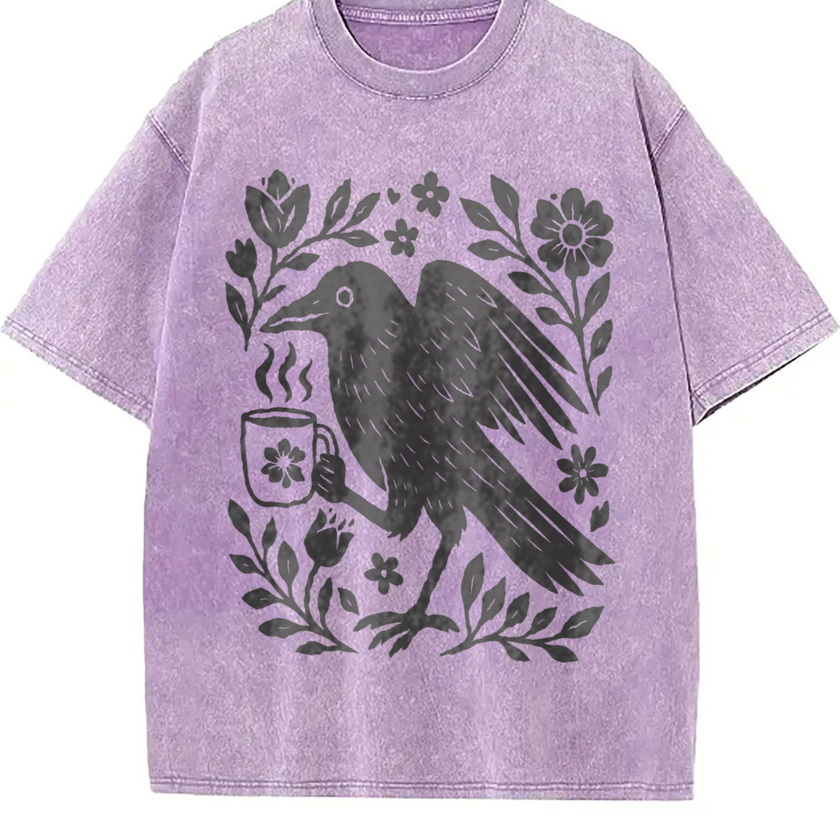 Boho Crow Vintage Washed T-Shirt product image 6